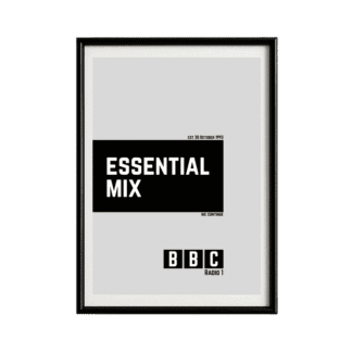 BBC Essential Mix Framed Poster | Trance Music Wall Art