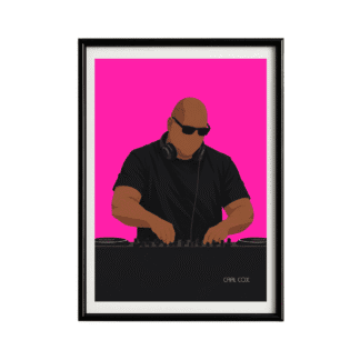 Carl Cox Framed Poster | Techno Music Wall Art