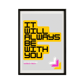 Gatecrasher Disco-Tech Framed Poster | Trance Music Wall Art