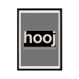 Hooj Choons Framed Poster | House Music Wall Art
