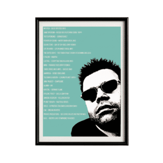 Paul Oakenfold GU007 New York Framed Poster | Trance Music Wall Art