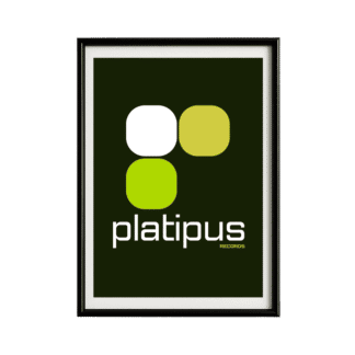 Platipus Records Framed Poster | Trance Music Wall Art