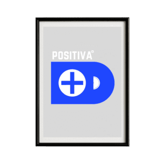 Positiva Records Framed Poster | Trance Music Wall Art