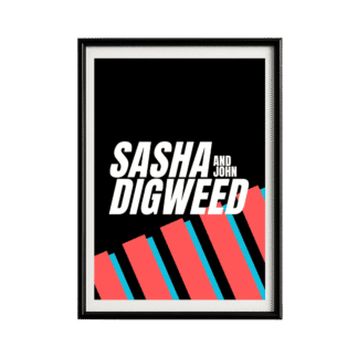 Sasha & Digweed Framed Poster | Trance Music Wall Art