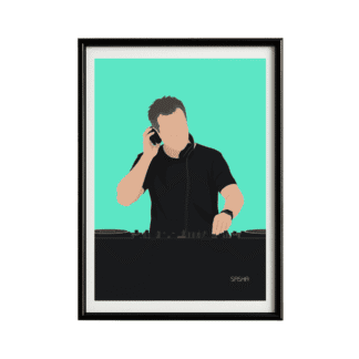 Sasha Framed Poster | Trance Music Wall Art