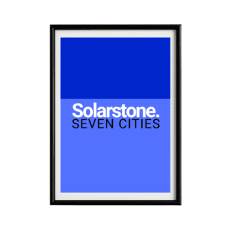 Solarstone Seven Cities Framed Poster | Trance Music Wall Art