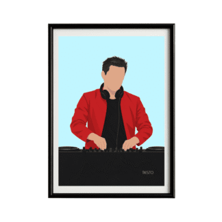 DJ Tiesto Framed Poster | Trance Music Wall Art
